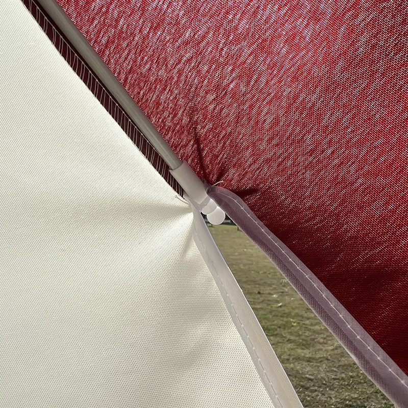 2Mファイバーフレーム、軽量アルミシャフト、普通の日傘。