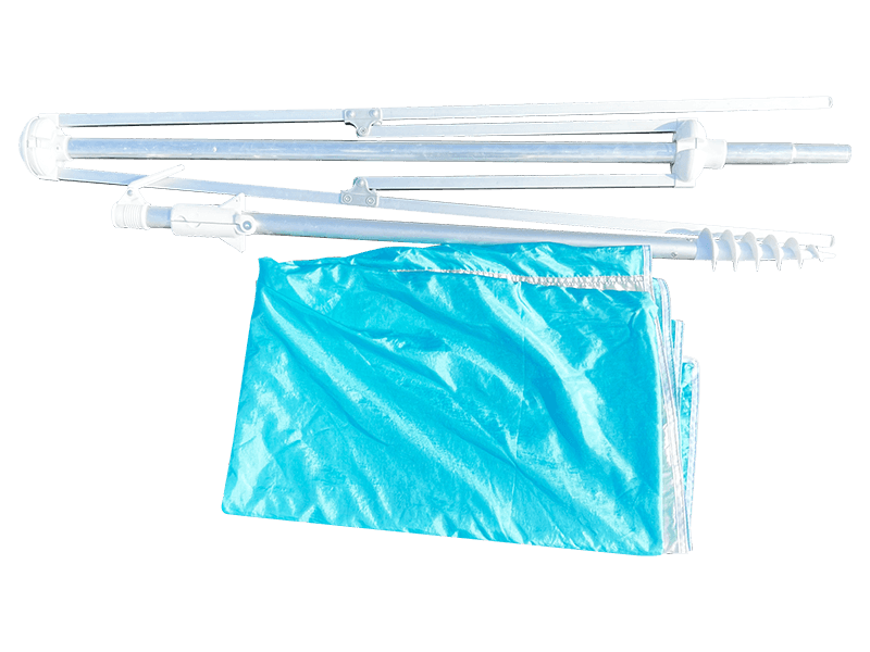 2.8*2.4M 2リブ装飾ビーチパラソル