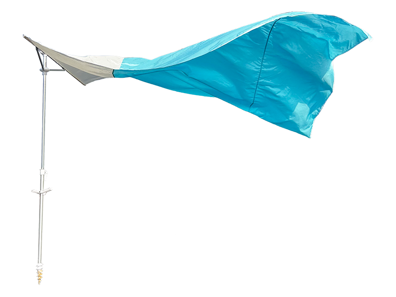 2.8*2.4M 2リブ装飾ビーチパラソル