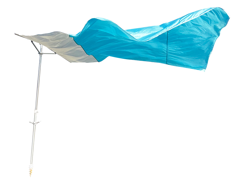 2.8*2.4M 2リブ装飾ビーチパラソル