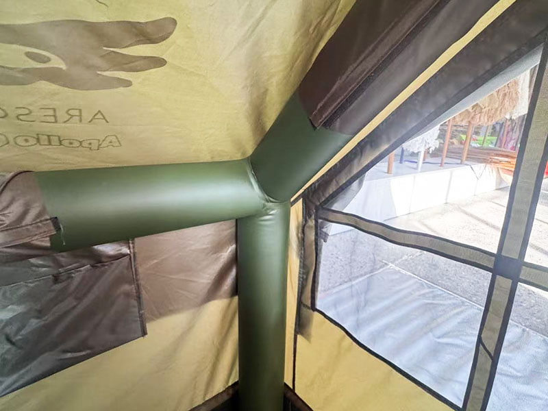 小型のミリタリー グリーンの膨脹可能なキャンプ テント 小型のミリタリー グリーンの膨脹可能なキャンプ テント