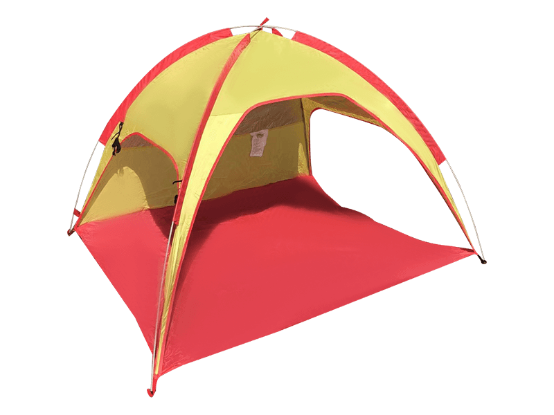 3面にベンチレーションを備えた広々とした屋外ビーチテント 3面にベンチレーションを備えた広々とした屋外ビーチテント
